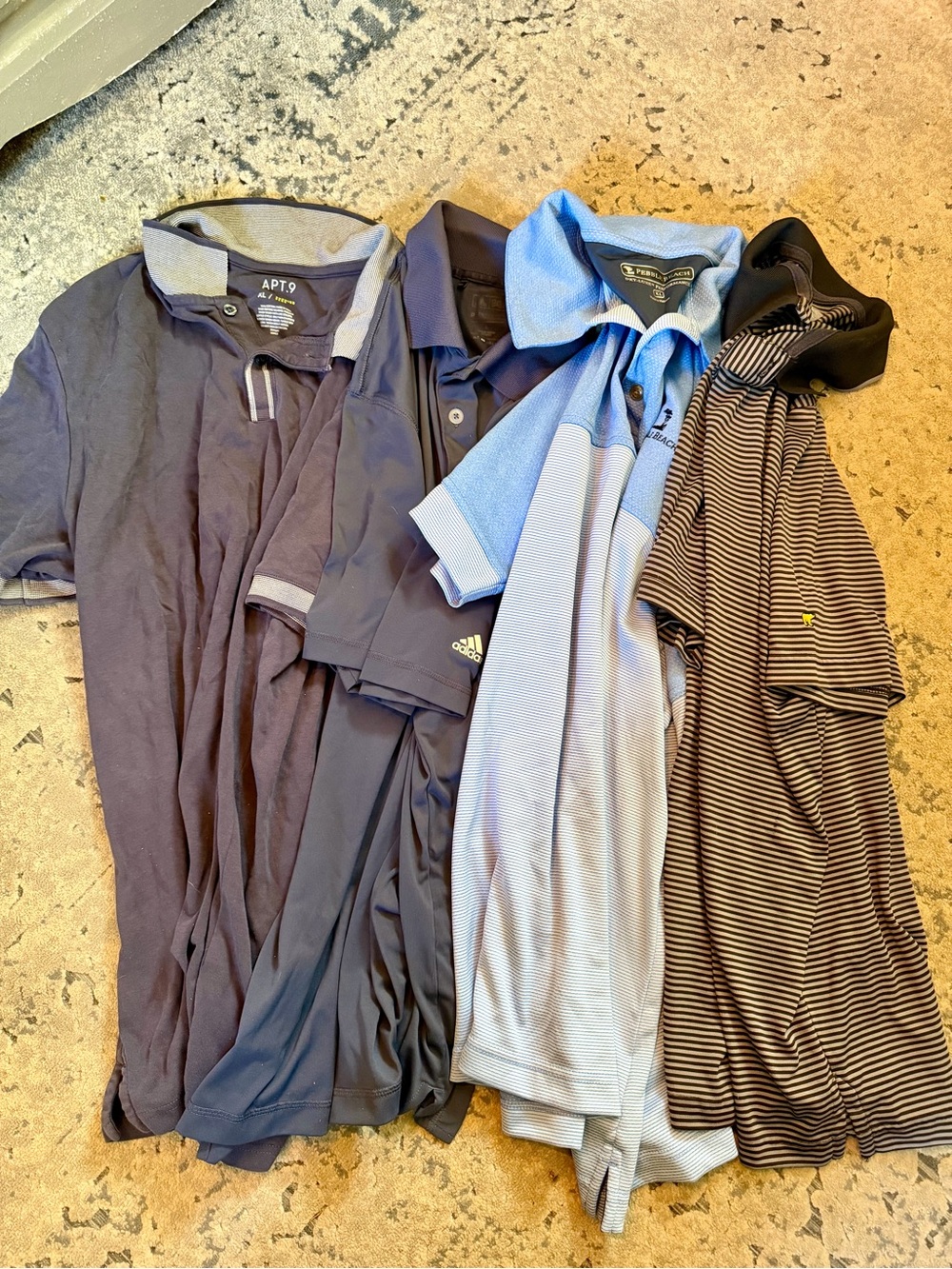 Lot of 4 Men’s Polos - Sizes L/XL - Adidas and more